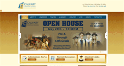 Desktop Screenshot of calvarychristianschool.net